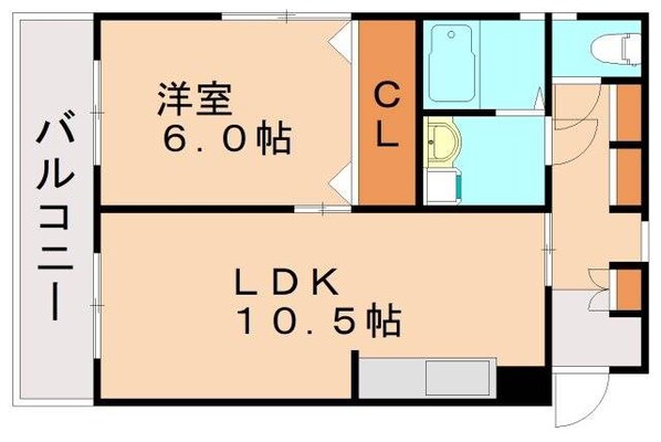 雑餉隈駅 徒歩5分 1階の物件間取画像